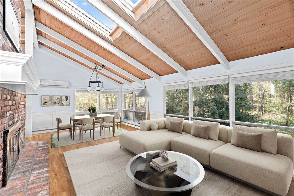 27 Everett Street Norfolk, MA 02056 - Photo 2 of 37 a living room with furniture and a large window