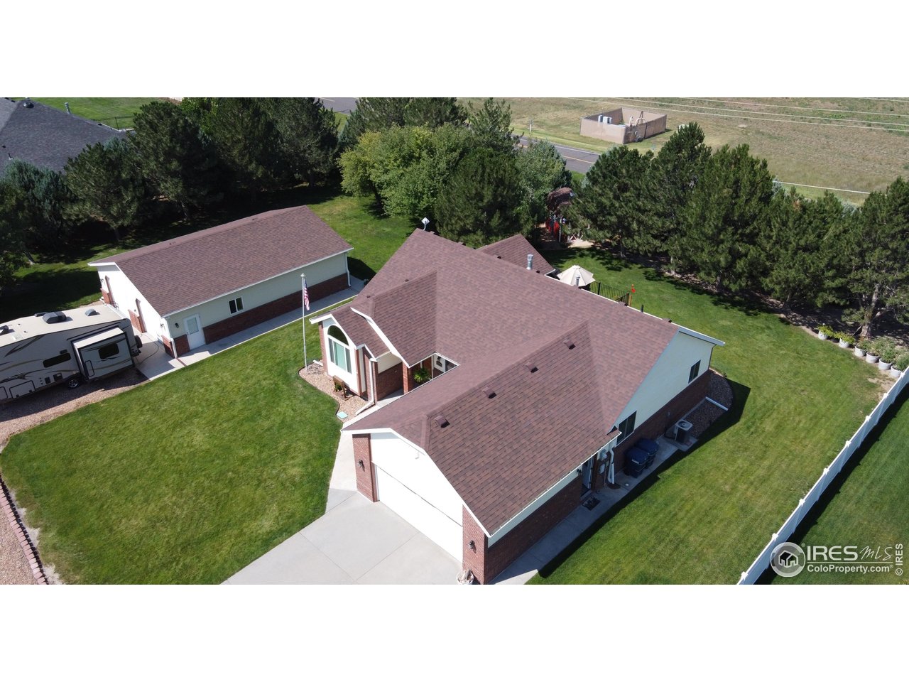 14363 Dakota Road Sterling, CO 80751 - Photo 37 of 40 an aerial view of a house