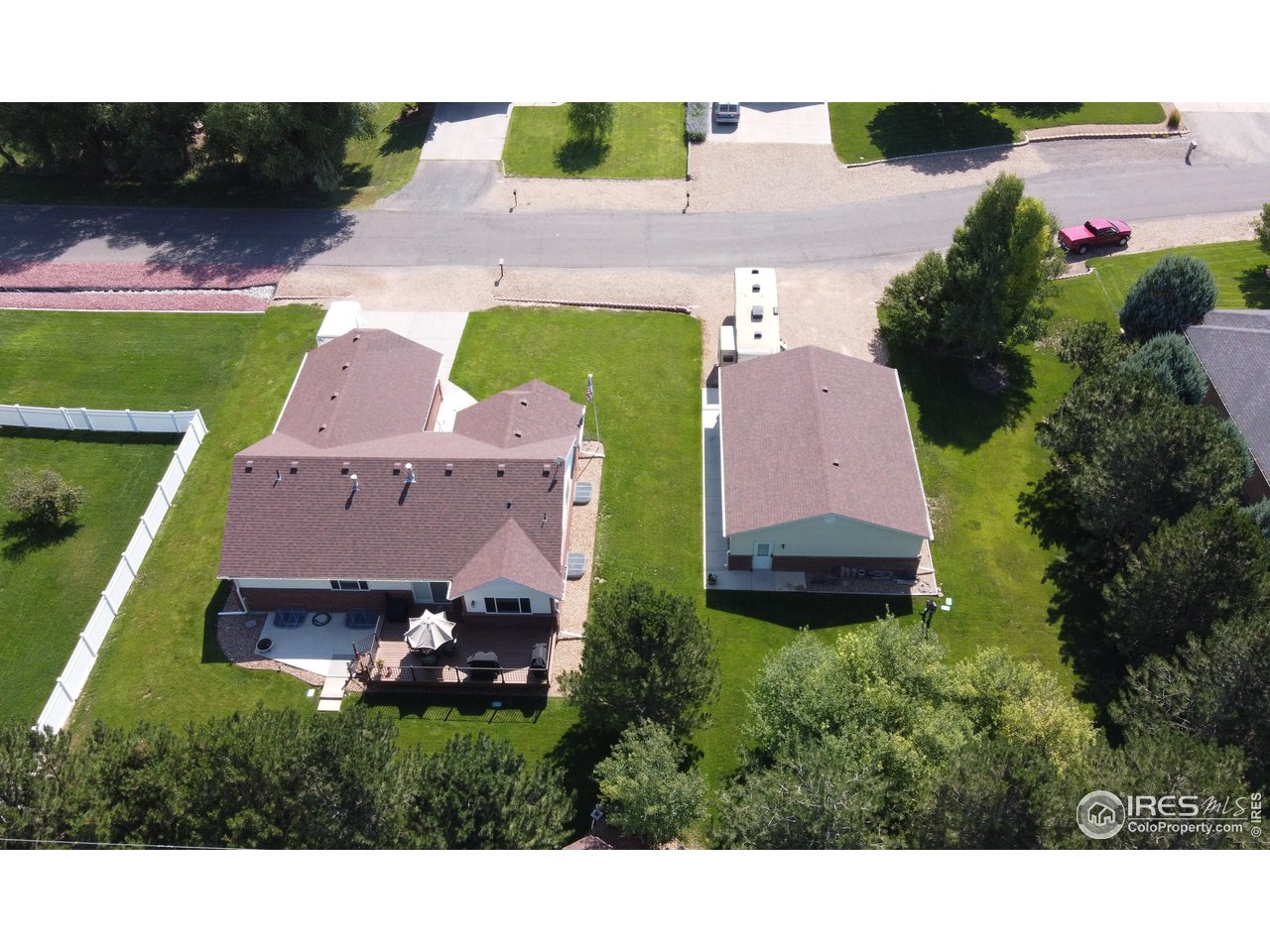 14363 Dakota Road Sterling, CO 80751 - Photo 38 of 40 a aerial view of a house with a garden