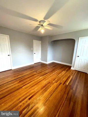 wooden floor in a room