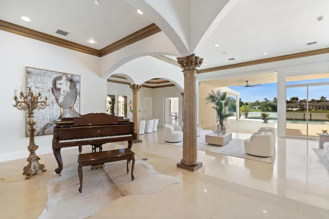 a spacious bathroom with a tub and shower