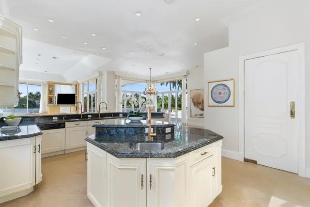 a room with lots of glass door