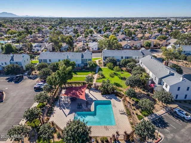 a view of an outdoor space and tennis court
