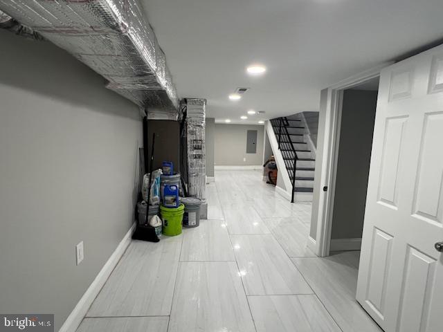 322 East Sterner Street Philadelphia, PA 19134 - Photo 24 of 25 a view of a hallway with seating area