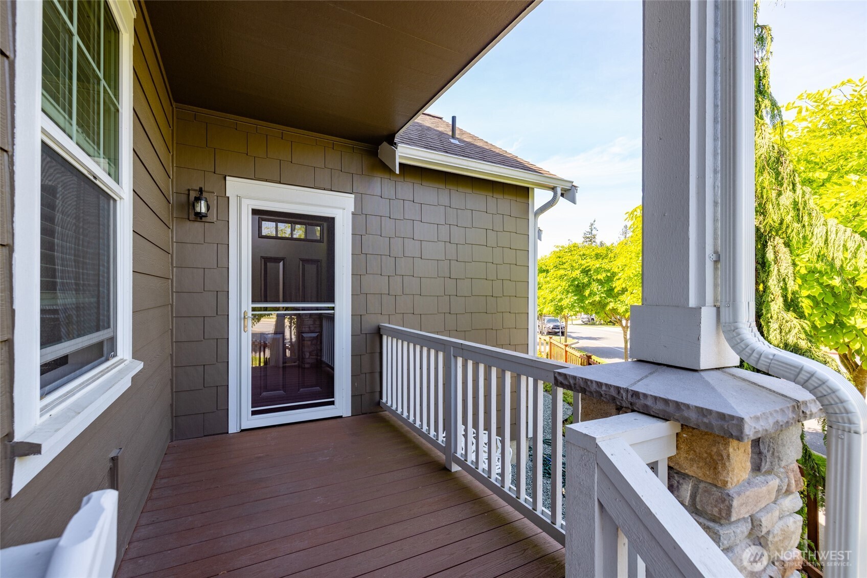 232 Sinclair Alley Mount Vernon, WA 98274 - Photo 22 of 33 a view of balcony and wooden floor