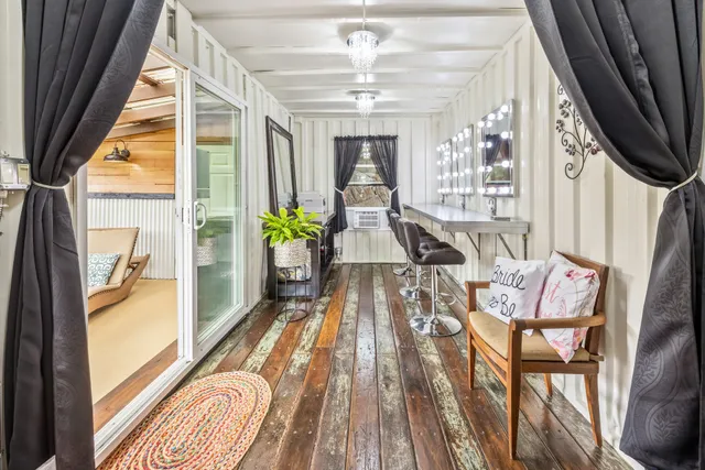 a view of a living room