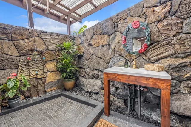 a view of store room with wooden floor