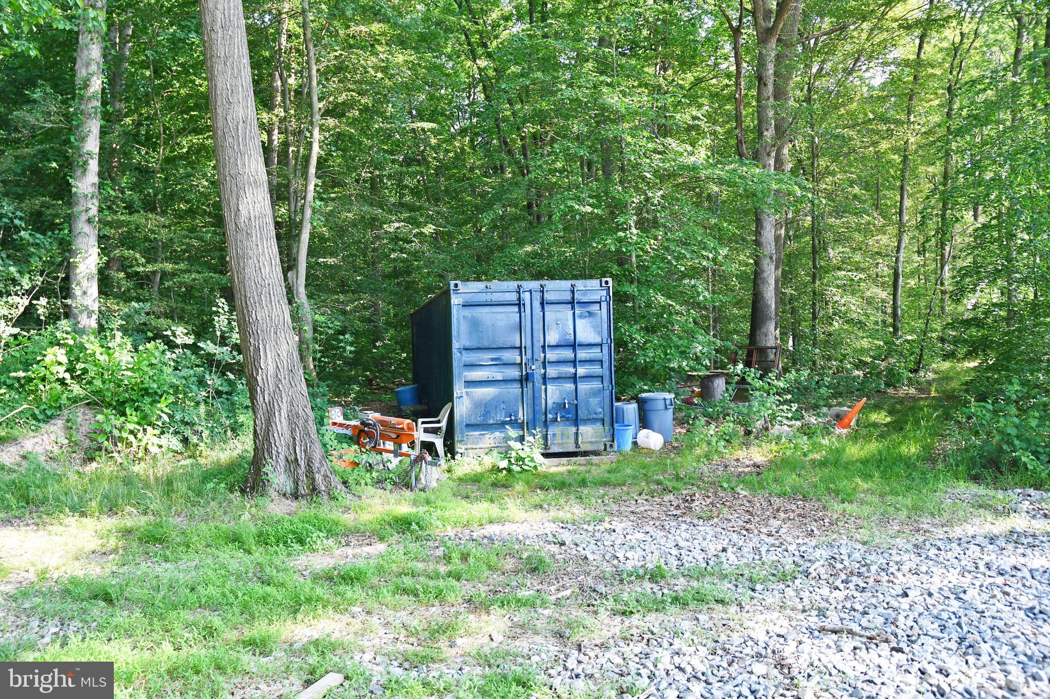 Driveway entrance is already in place