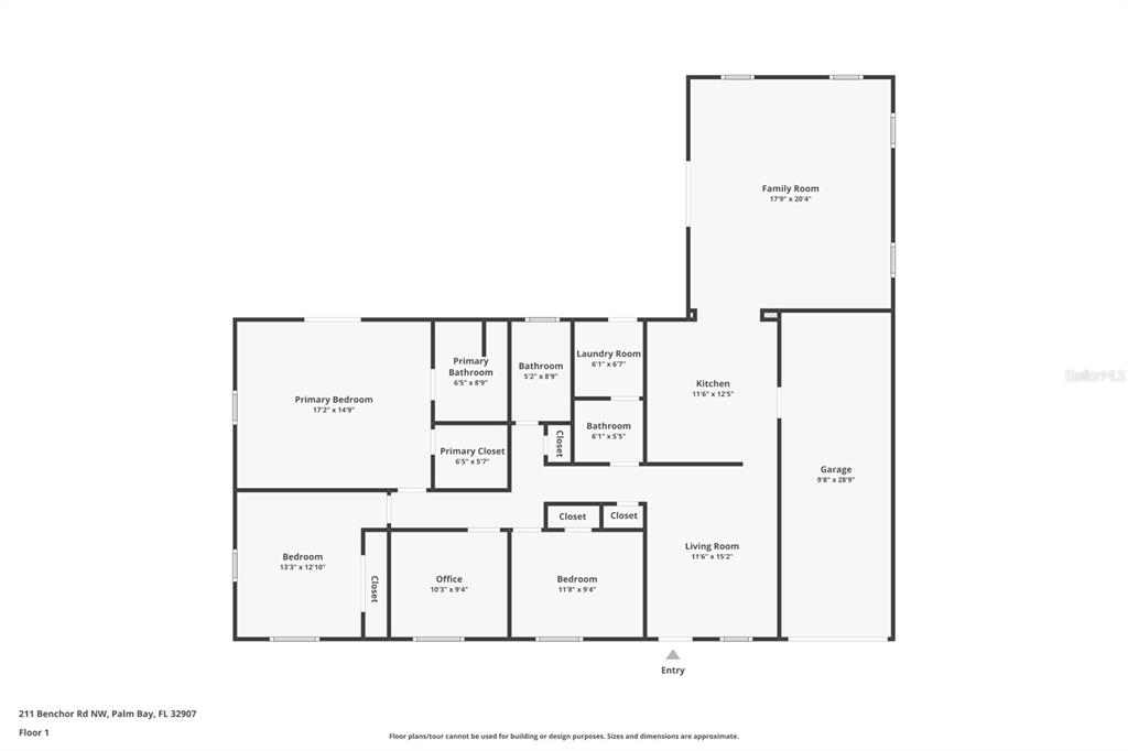 211 Benchor Road Northwest Palm Bay, FL 32907 - Photo 2 of 38