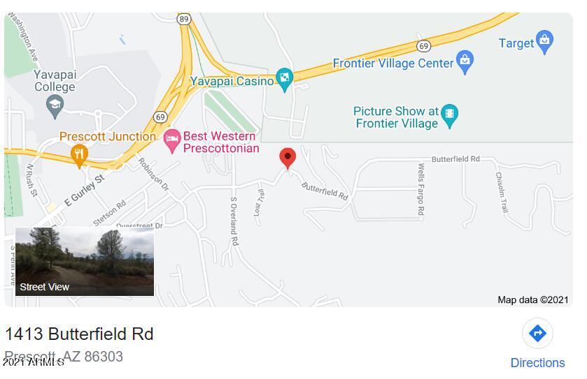 1413 Butterfield Road, Unit 17 Prescott, AZ 86303 - Photo 1 of 10 Site Location Map