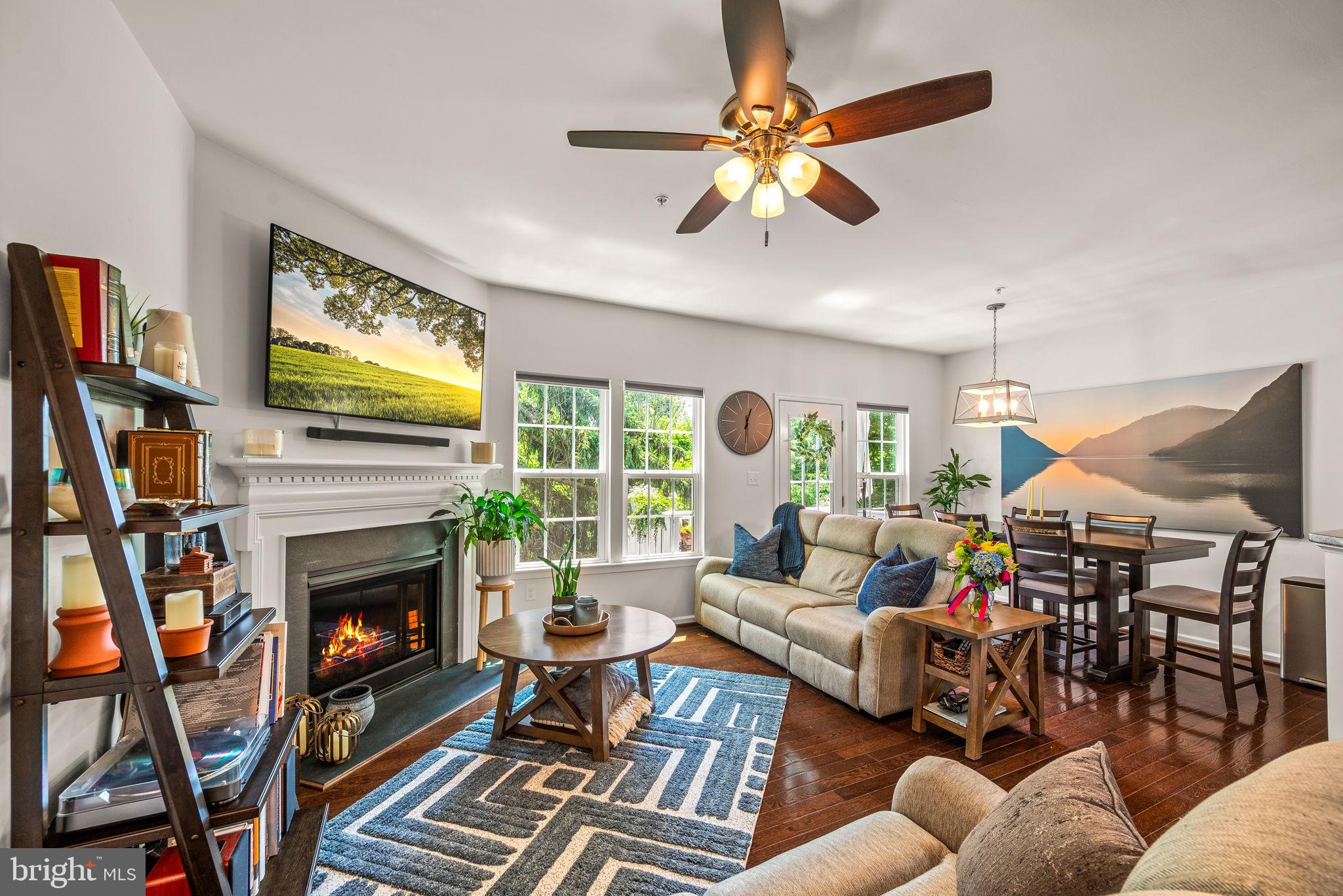 804 Sisler Road Phoenixville, PA 19460 - Photo 20 of 36 Family room area with fireplace and buffered rear