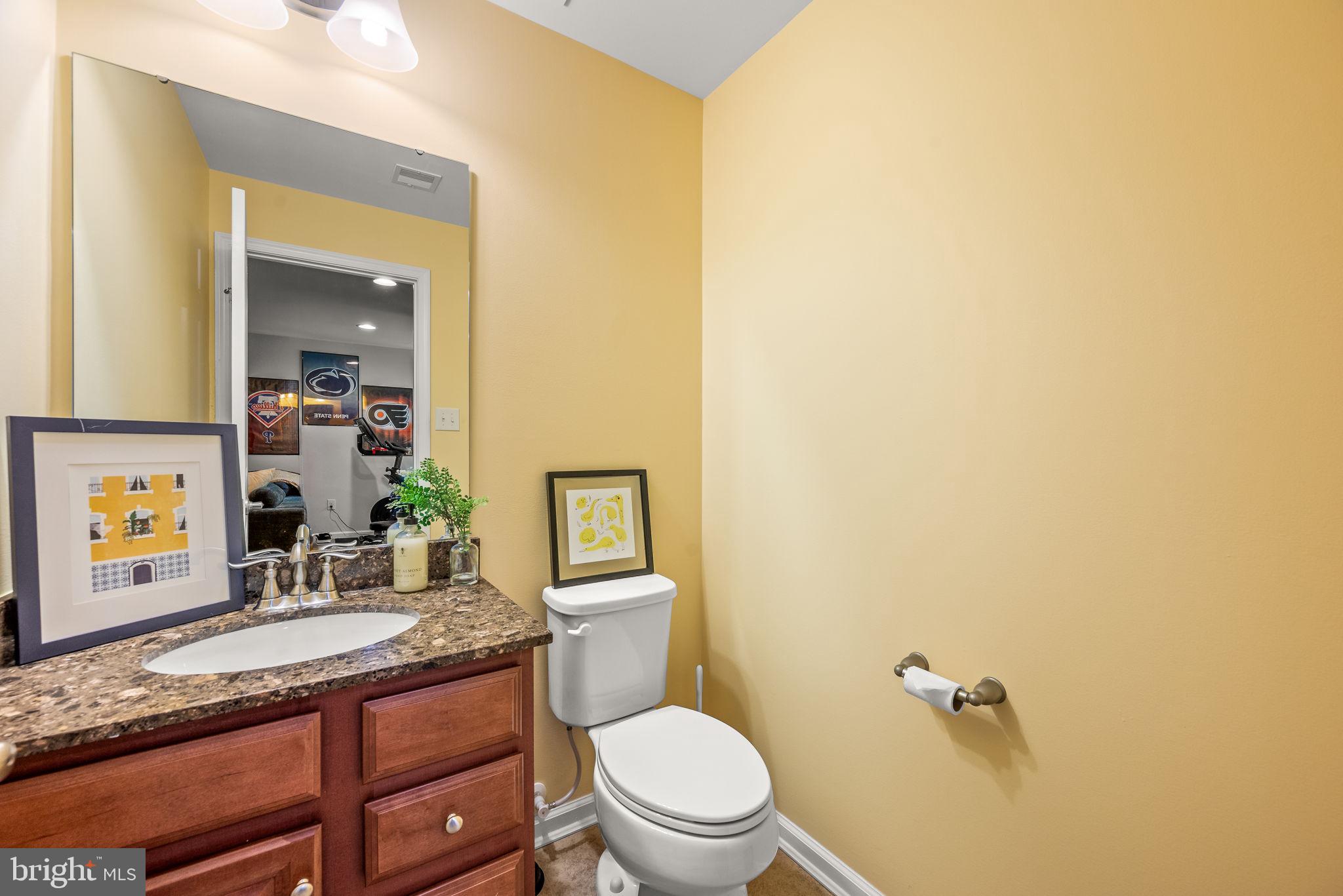 804 Sisler Road Phoenixville, PA 19460 - Photo 31 of 36 Lower level powder room off rec room