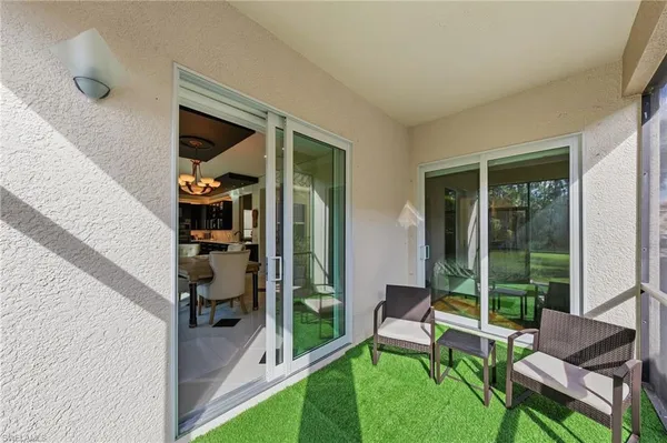 a house view with a outdoor space and sitting space