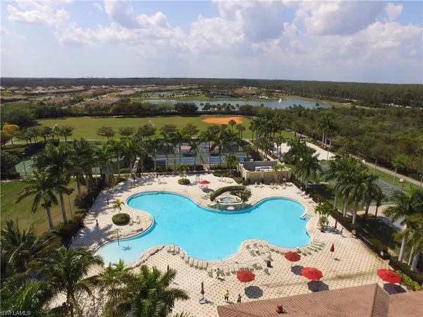 a view of swimming pool and lake view