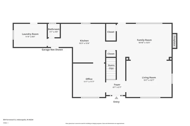$332,500 | 839 Fernwood Court, Indianapolis, IN 46234