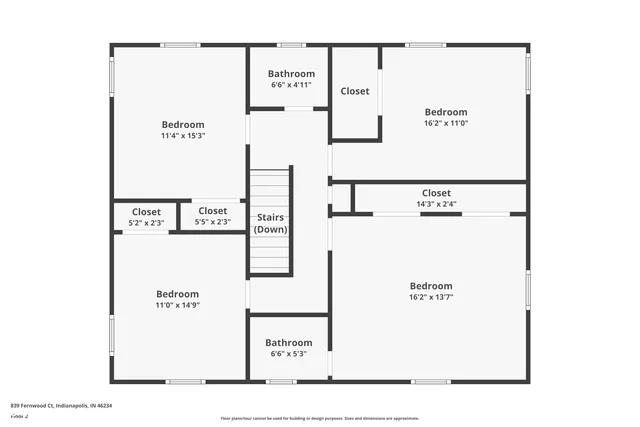 $332,500 | 839 Fernwood Court, Indianapolis, IN 46234