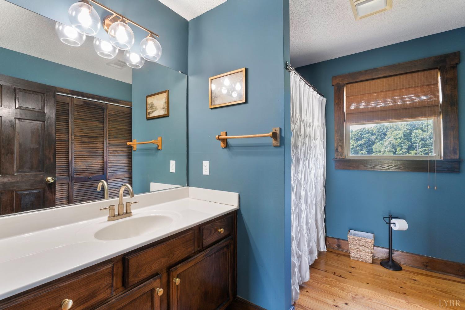 4466 Five Forks Road Pamplin, VA 23958 - Photo 12 of 34 a bathroom with a sink double vanity and a mirror