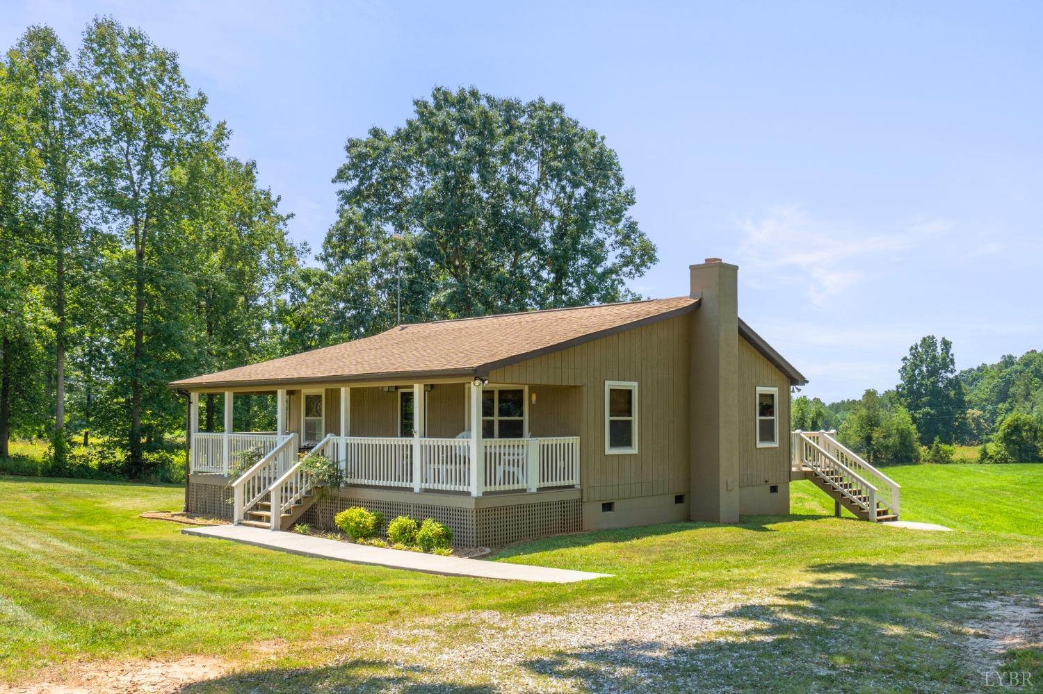 4466 Five Forks Road Pamplin, VA 23958 - Photo 34 of 34 a view of a house with a big yard