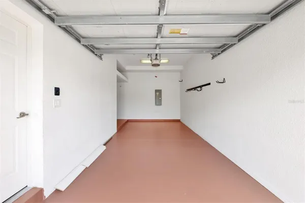 a view of a room with an empty space