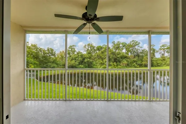 a view of outdoor space and swimming pool