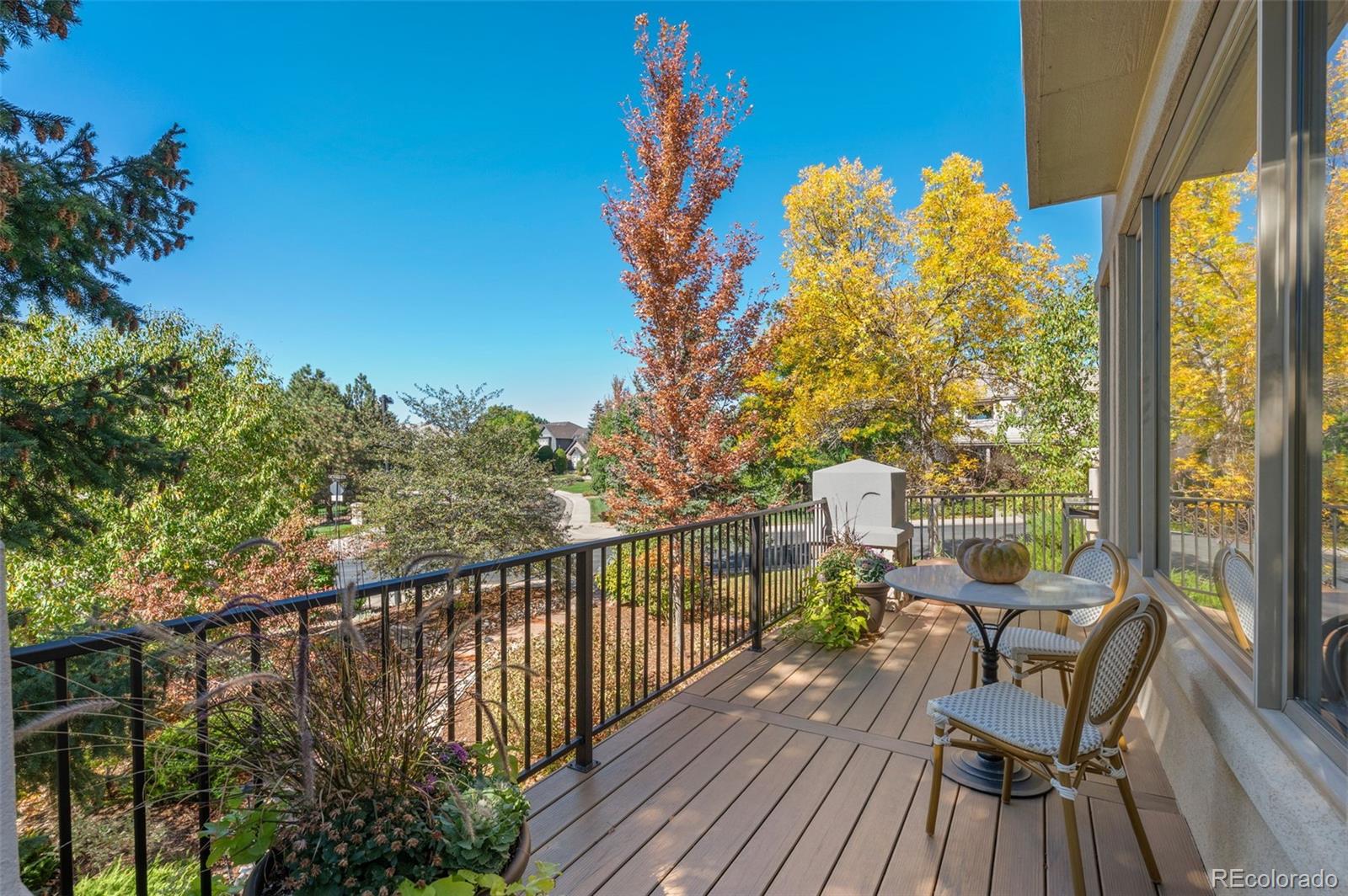 298 Fairchild Drive Highlands Ranch, CO 80126 - Photo 39 of 50 a view of a balcony with chairs
