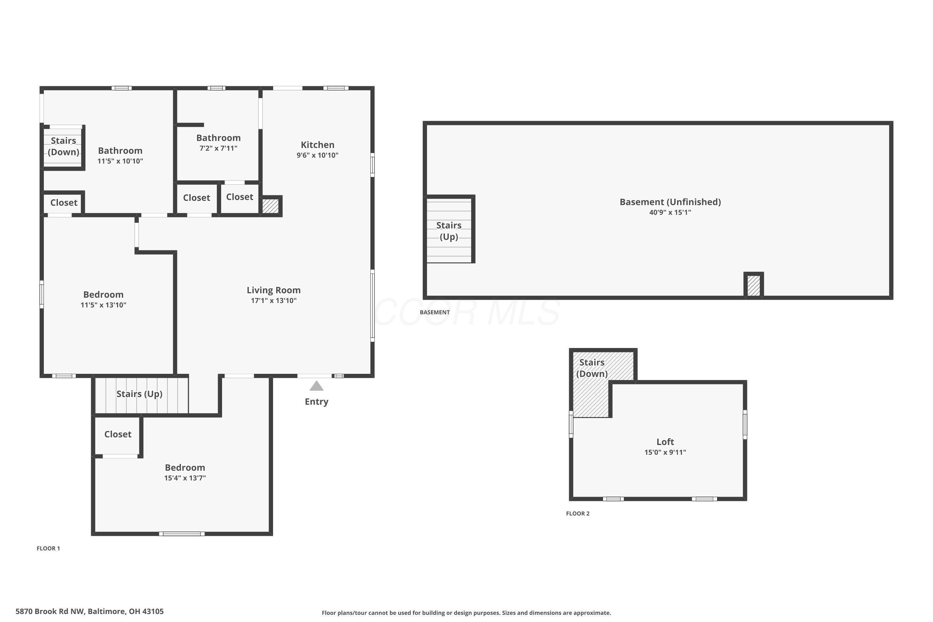 5870 Brook Road Northwest Baltimore, OH 43105 - Photo 67 of 70 Floor Plan, Combined - 5870 Brook Road NW, Baltimore, OH 43105