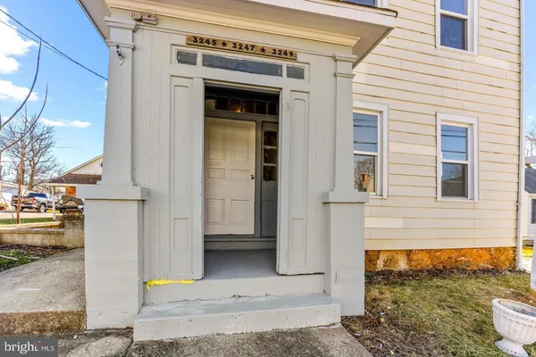 a view of a entryway door front of house