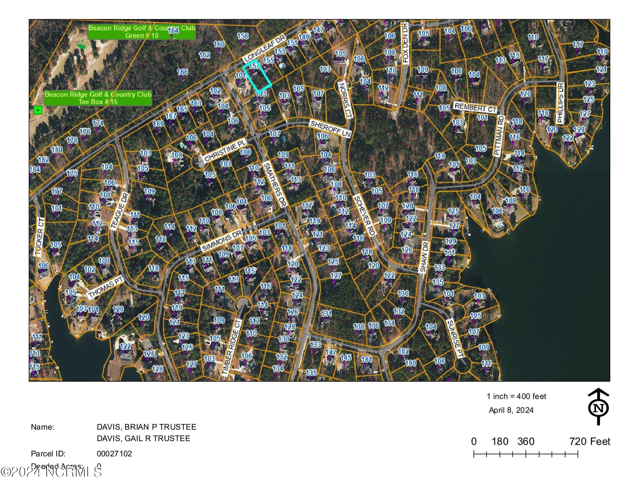 157 Longleaf Drive West End, NC 27376 - Photo 28 of 58 Aerial view, golf & lake