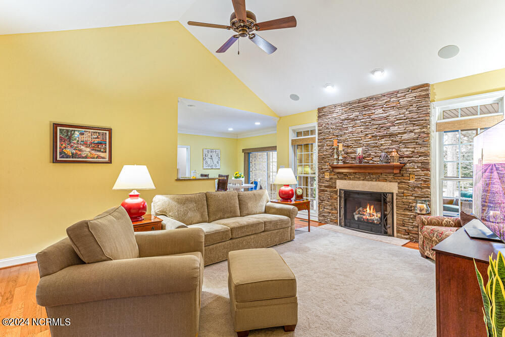 157 Longleaf Drive West End, NC 27376 - Photo 4 of 58 stacked stone gas fireplace