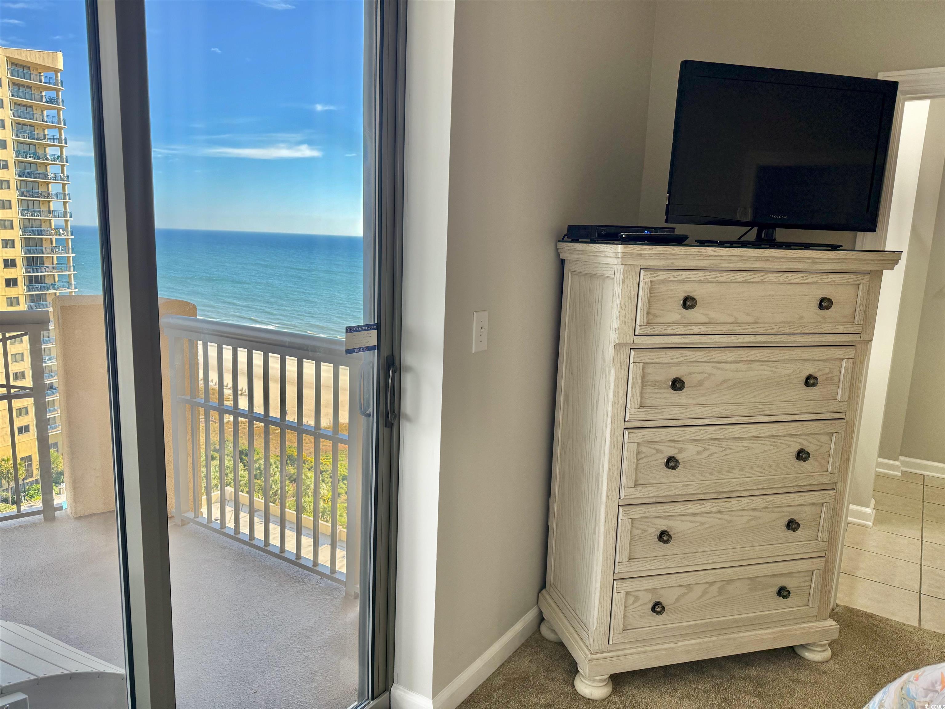 8500 Margate Circle, Unit 1108 Myrtle Beach, SC 29572 - Photo 36 of 40 Bedroom featuring light carpet and baseboards