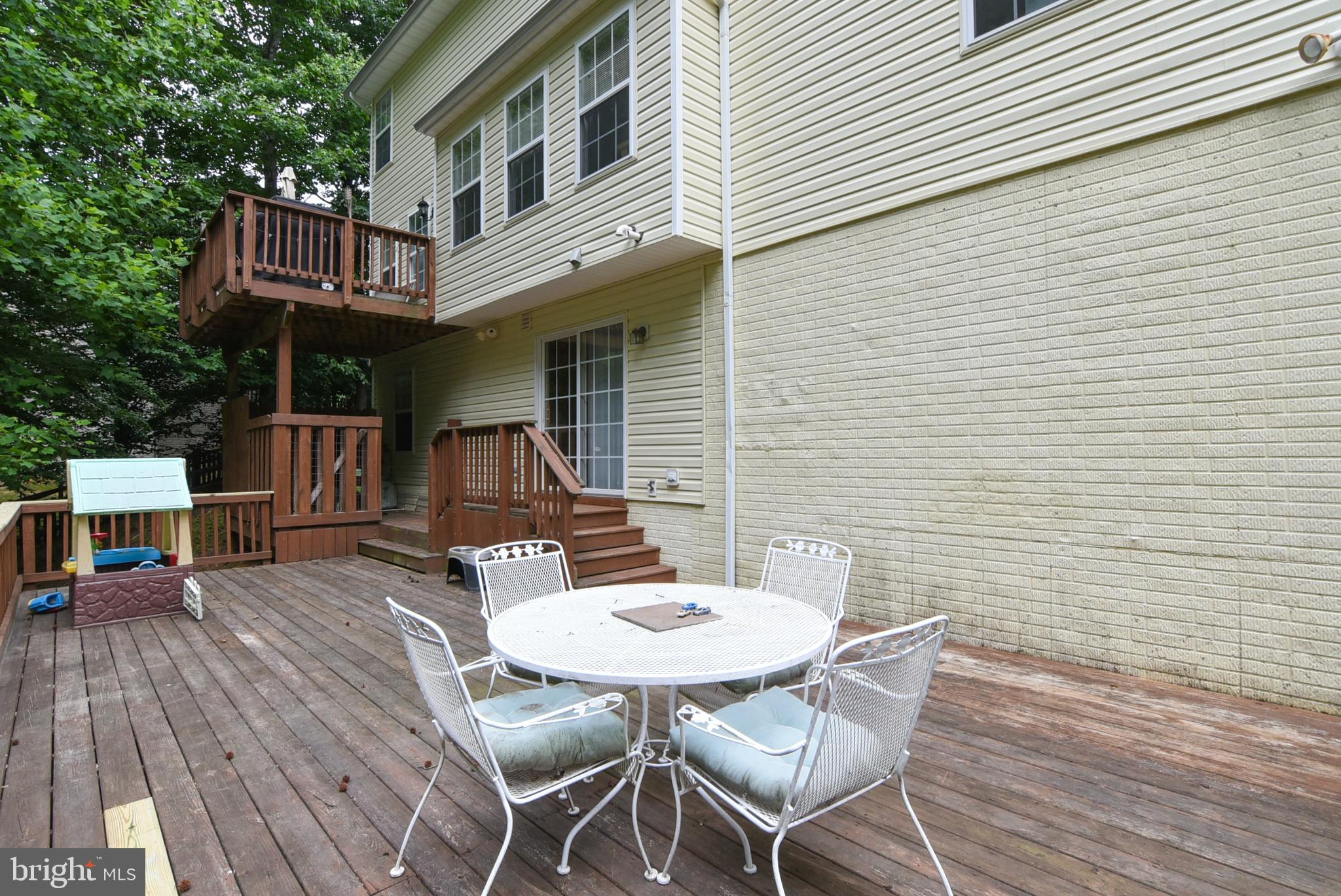 6053 Igo Road King George, VA 22485 - Photo 36 of 44 Spacious Lower Back Deck w/View of Upper Back Deck