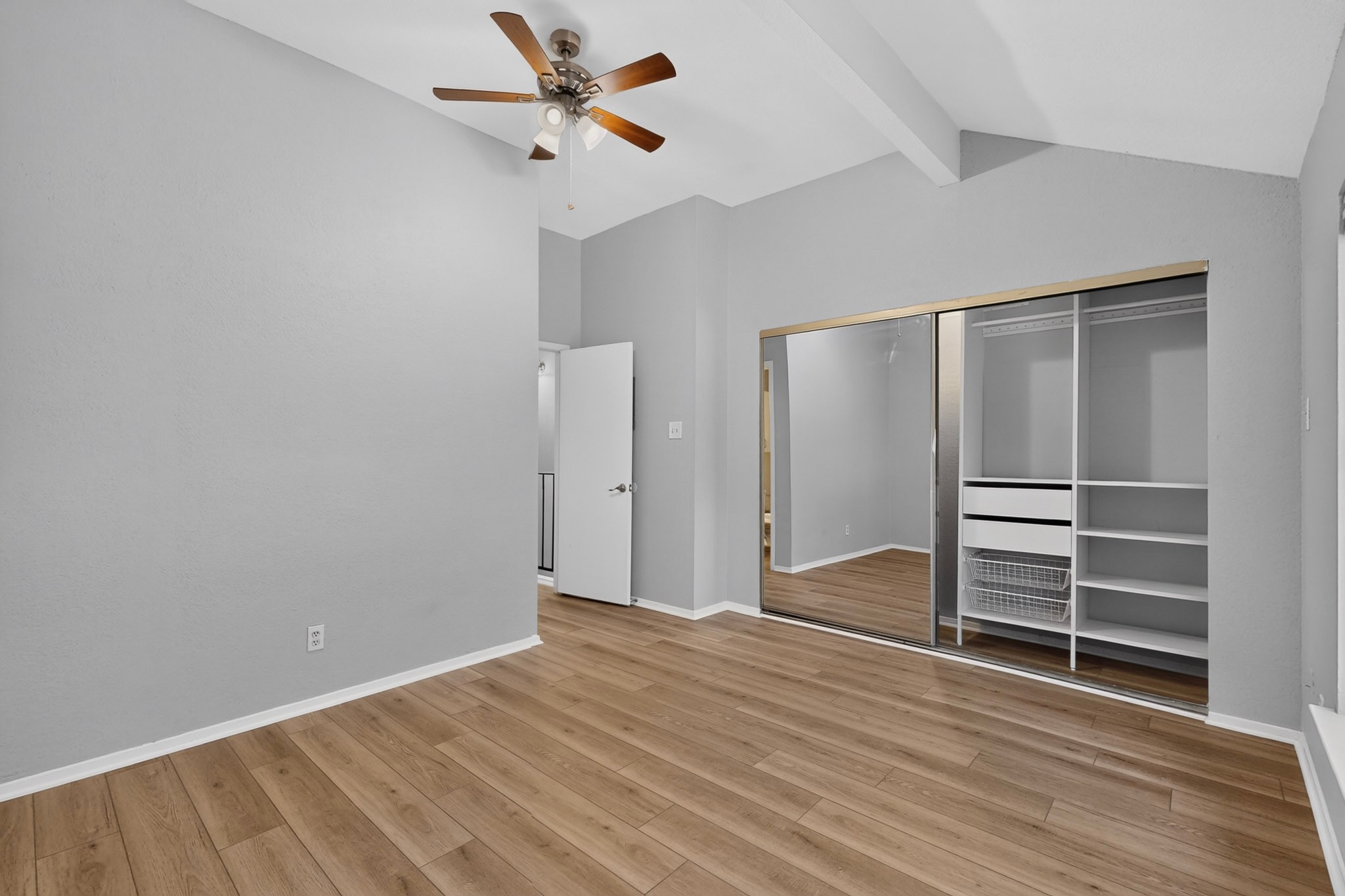 3801 Menchaca Road, Unit 25 Austin, TX 78704 - Photo 20 of 27 Bedroom 2 with new closet organizer