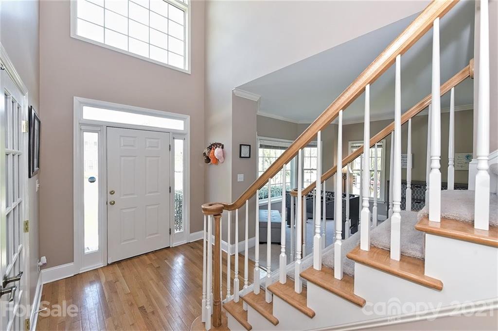 324 Gringley Hill Road Fort Mill, SC 29708 - Photo 3 of 48 a view of an entryway with wooden floor