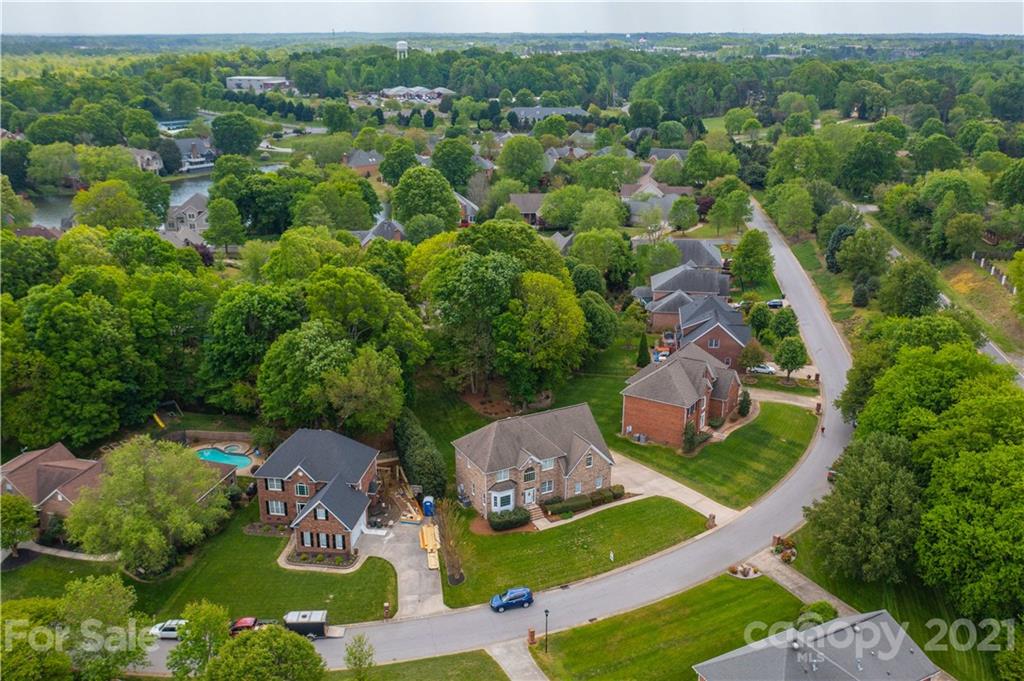 324 Gringley Hill Road Fort Mill, SC 29708 - Photo 45 of 48 an aerial view of house with yard swimming pool and outdoor seating