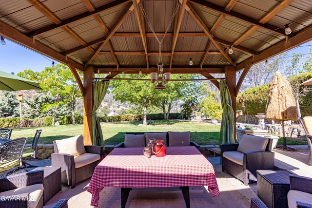 a view of ocean and mountain