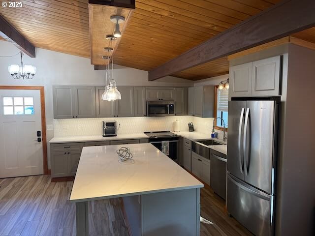 19306 Northwest 11th Avenue Ridgefield, WA 98642 - Photo 17 of 34 a kitchen with refrigerator and white cabinets
