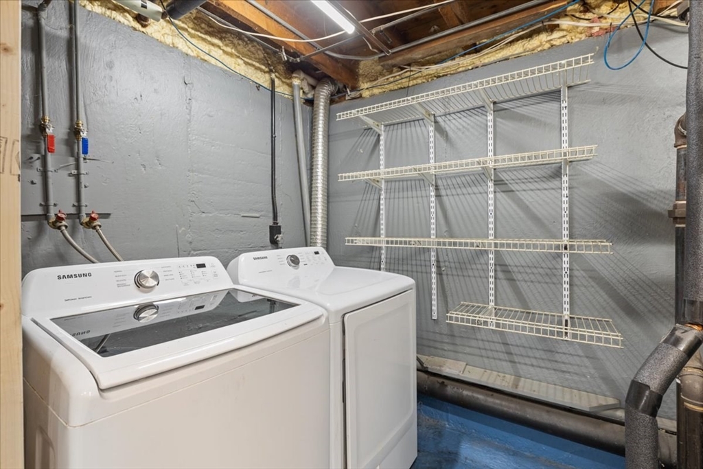 5 Windsor Road Stoneham, MA 02180 - Photo 29 of 37 a utility room with dryer and washer