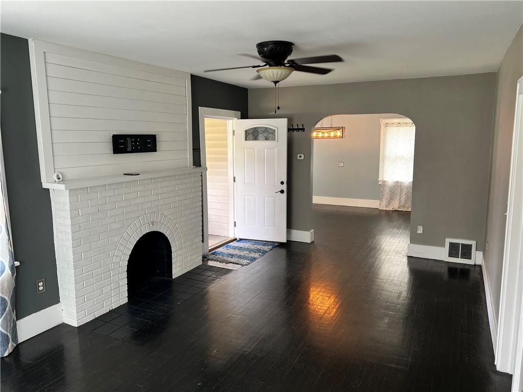 406 Service Avenue Sharon, PA 16146 - Photo 4 of 17 a view of livingroom with furniture and wooden floor