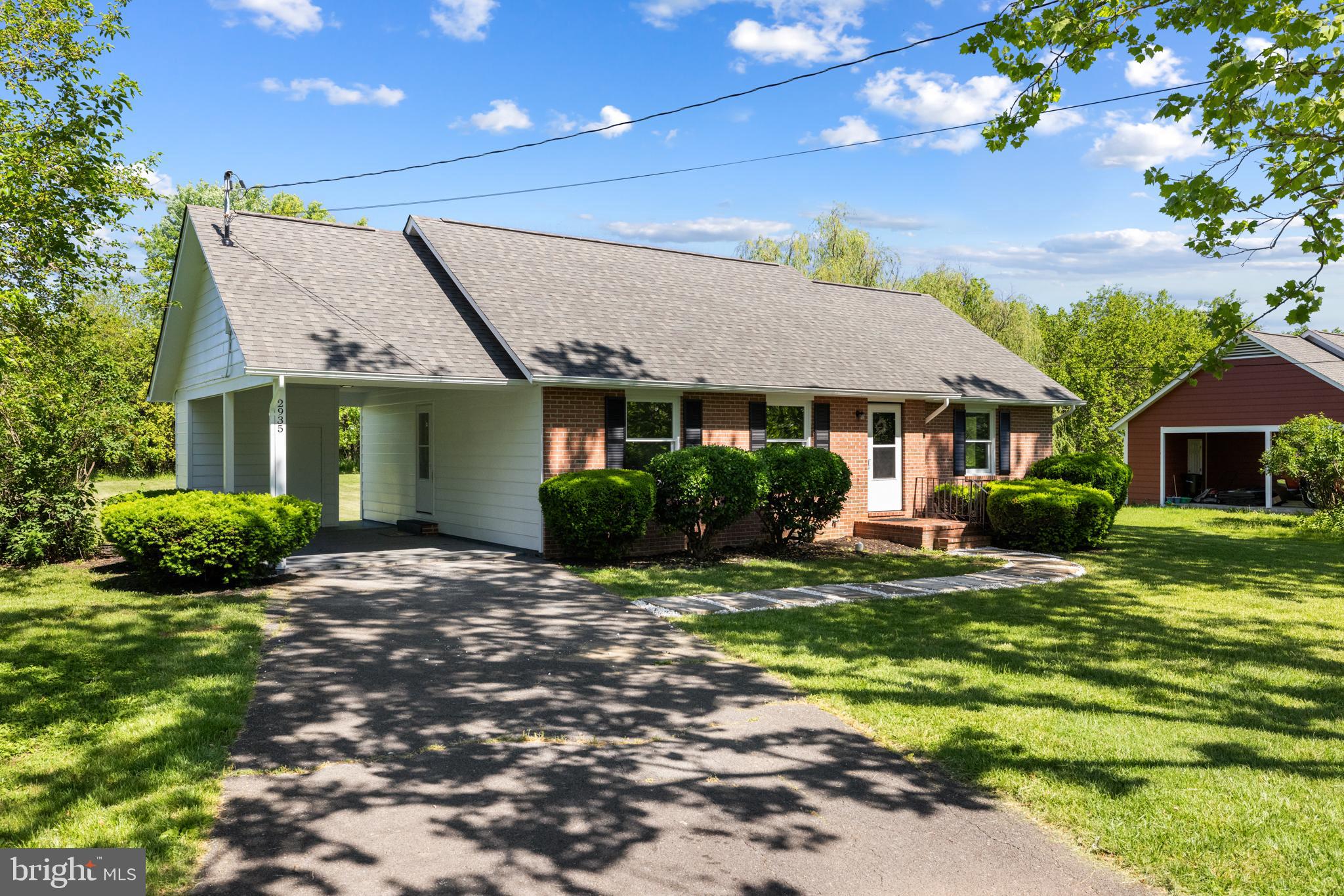 Paved Drive with carport
