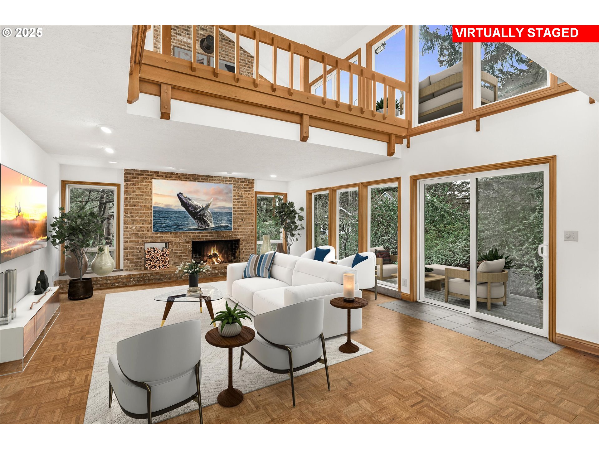 327 Lemwick Lane Yachats, OR 97498 - Photo 17 of 41 a living room with furniture a large window and chairs