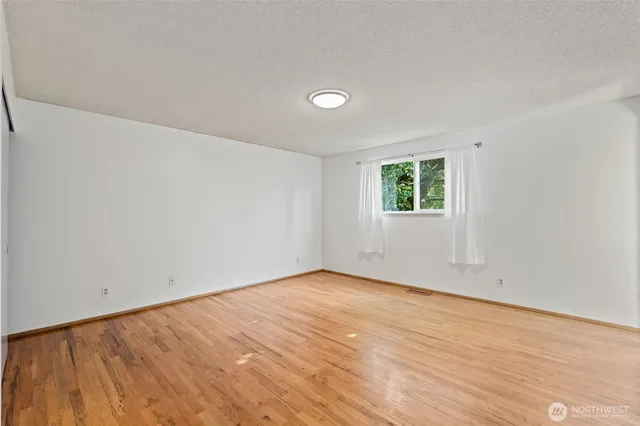 wooden floor in a room