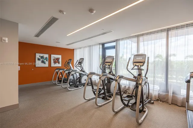 a children room with furniture and toys