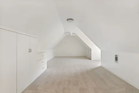 a view of a livingroom with an empty space