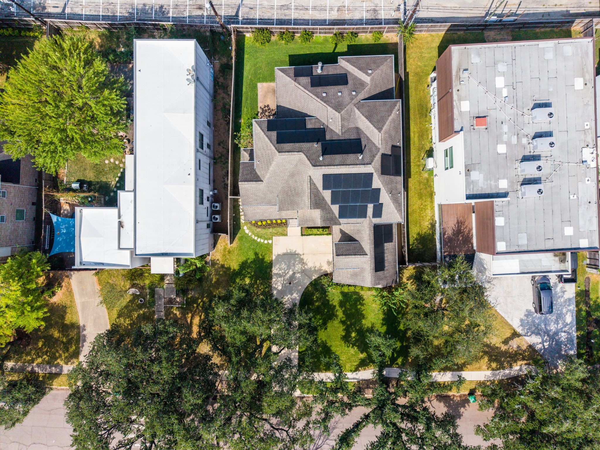 4822 Jason Street Houston, TX 77096 - Photo 45 of 45 a aerial view of a house with a yard and plants