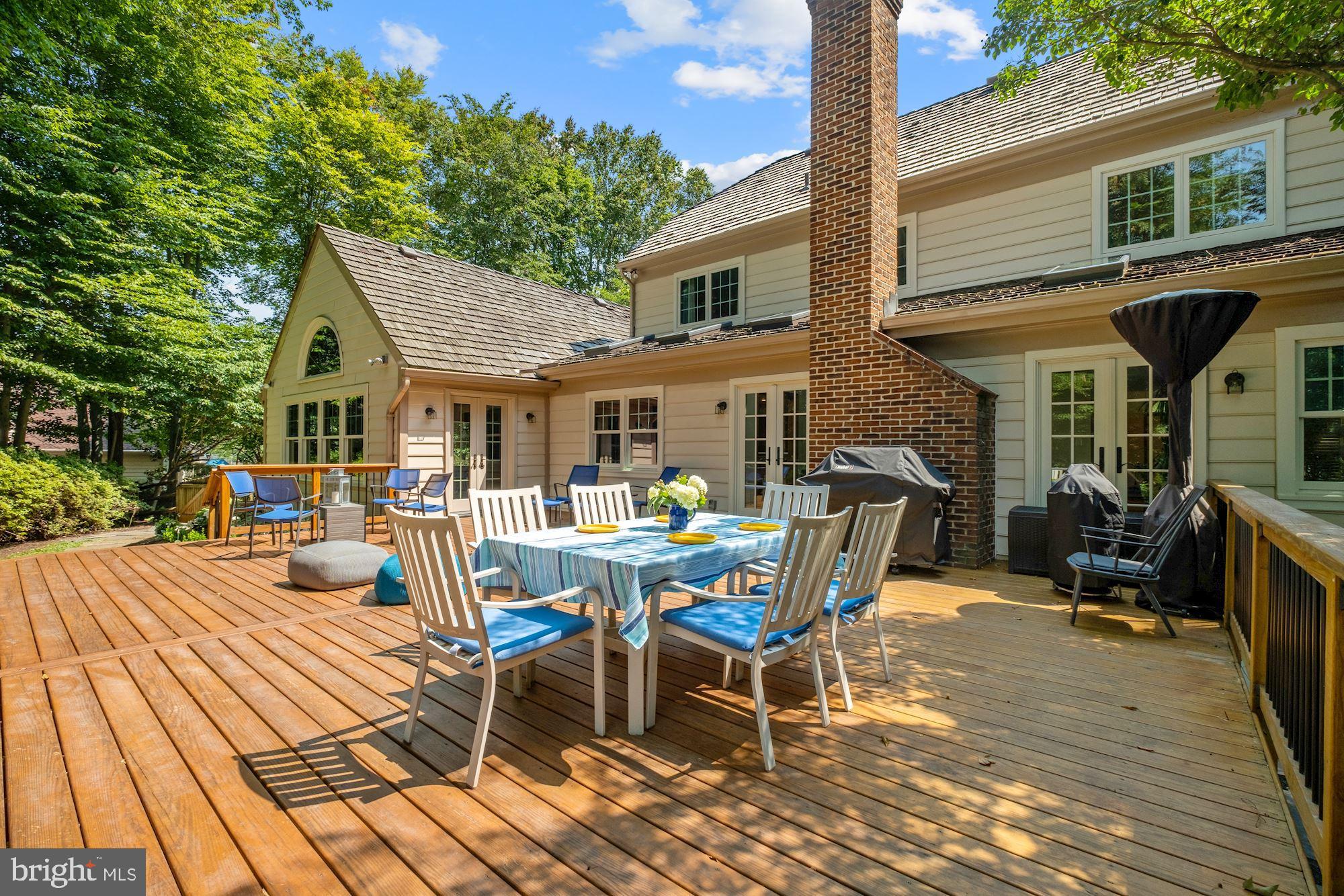6509 Deidre Terrace McLean, VA 22101 - Photo 19 of 47 Large Deck of Great and Family Room