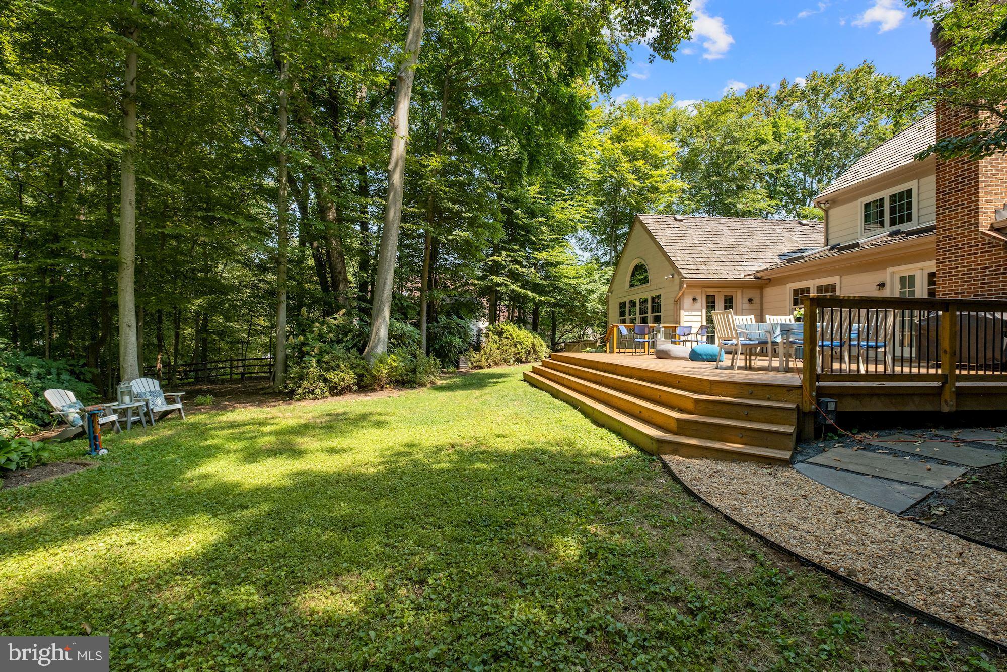 6509 Deidre Terrace McLean, VA 22101 - Photo 40 of 47 Rear Yard and Deck Area