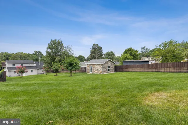 a house with a big yard