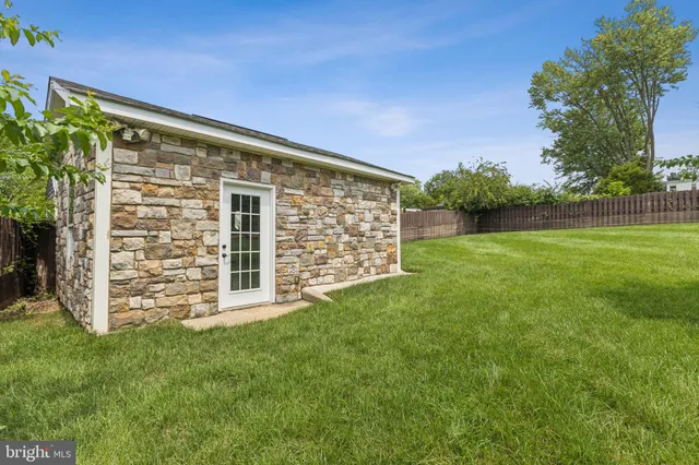 a view of outdoor space with garden