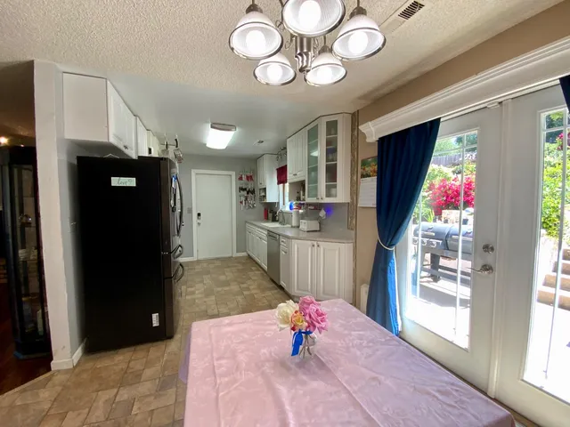 a view of an outdoor space with a window