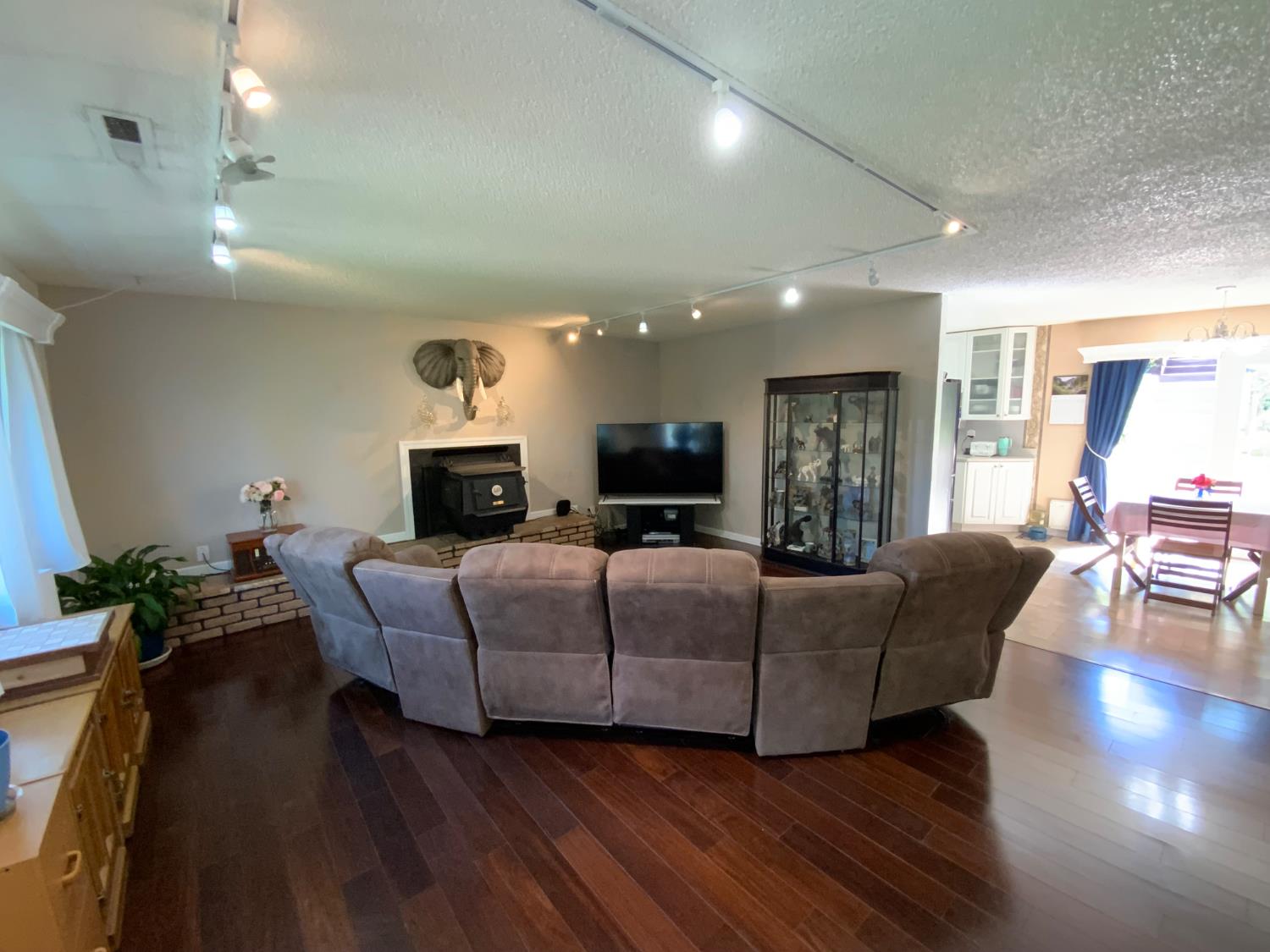 2367 Ponderosa Road Rescue, CA 95672 - Photo 76 of 76 a living room with furniture and a fireplace